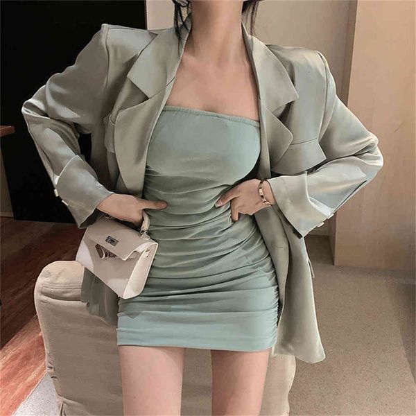 women's suits & blazers hzirip green satin unicolor blazers full sleeves chic ol autumn elegant high street vintage solar protector fem, White;black
women's suits & blazers hzirip green satin unicolor blazers full sleeves chic ol autumn elegant high street vintage solar protector fem, White;black