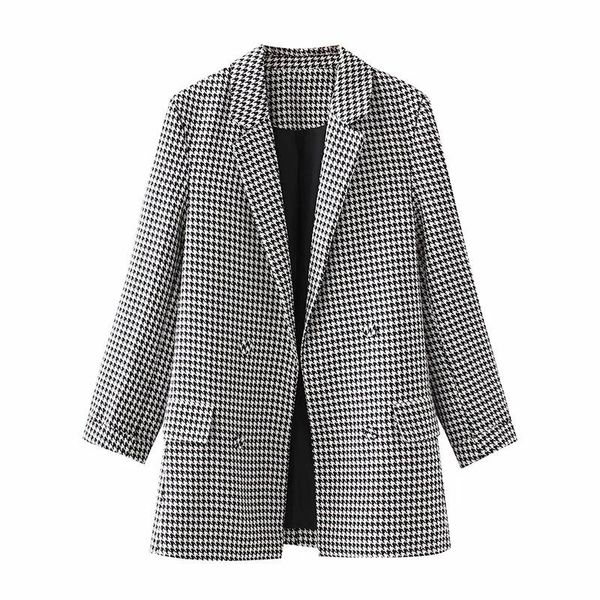 women's suits & blazers plaid double-breasted blazer, retro jacket, notched collar, long-sleeved ladies classic fall jacket for women, White;black
women's suits & blazers plaid double-breasted blazer, retro jacket, notched collar, long-sleeved ladies classic fall jacket for women, White;black