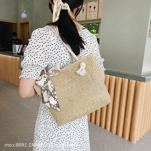 new summer straw woven fashion female 2021 women bag version of large-capacity simple korean portable tote shoulder lxdet
new summer straw woven fashion female 2021 women bag version of large-capacity simple korean portable tote shoulder lxdet