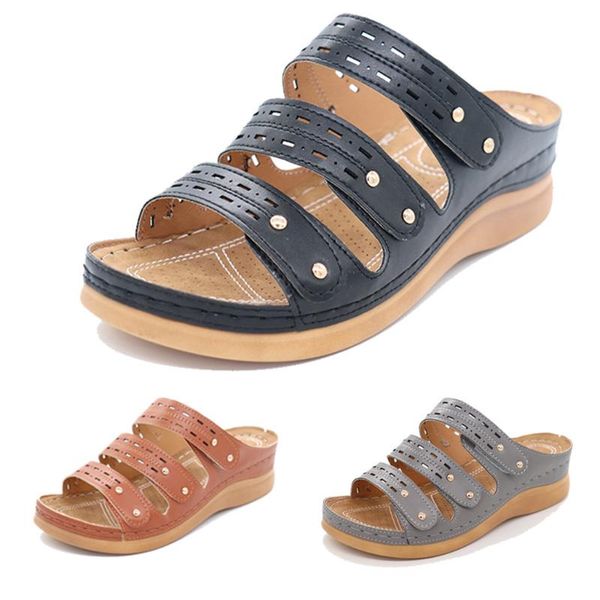 shoes woman summer sandals for women comfy soft retro wedge low heels thick bottom ladies sandals@3 slippers, Black
shoes woman summer sandals for women comfy soft retro wedge low heels thick bottom ladies sandals@3 slippers, Black