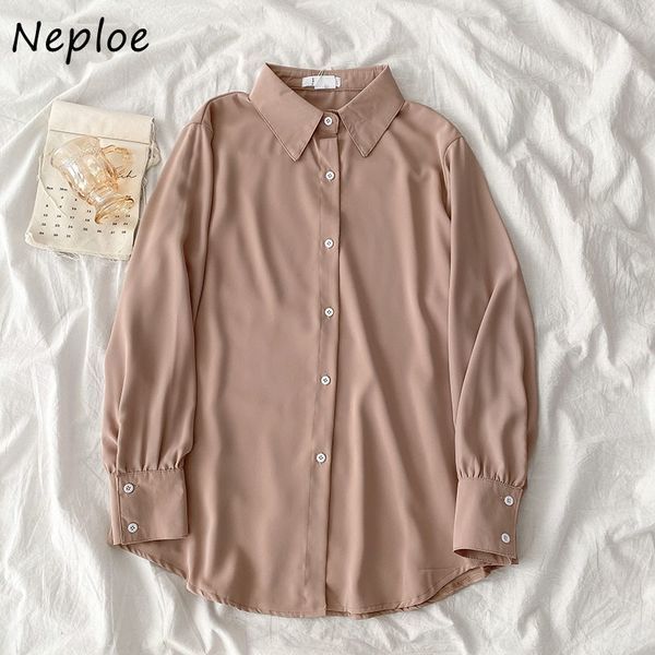 neploe work style ol candy color blouse women turn down collar long sleeve single breast blusas spring shirt femme 210510, White
neploe work style ol candy color blouse women turn down collar long sleeve single breast blusas spring shirt femme 210510, White