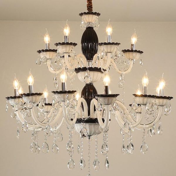 chandeliers european style candle crystal restaurant lamp villa living room bedroom retro led lamps el club decoration lights
chandeliers european style candle crystal restaurant lamp villa living room bedroom retro led lamps el club decoration lights