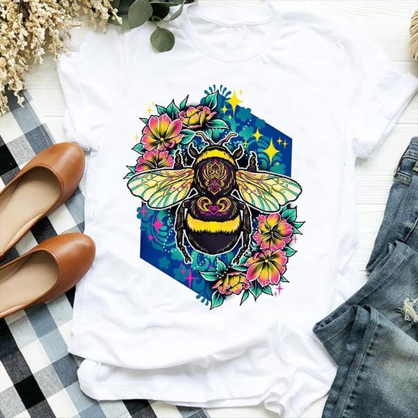 cartoon bee sweet flower women t shirt 90s cute fashion print clothes tee womens for female graphic, White
cartoon bee sweet flower women t shirt 90s cute fashion print clothes tee womens for female graphic, White