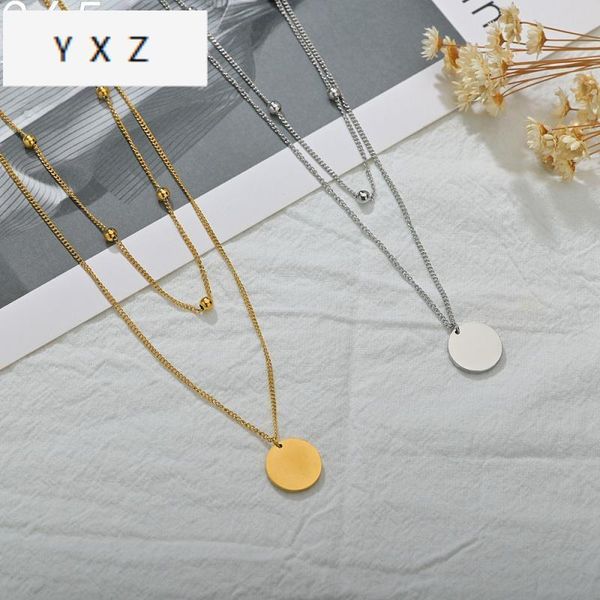 chains fashion necklaces for women double layers specifically chain stainless steel jewelry party gifts, Silver
chains fashion necklaces for women double layers specifically chain stainless steel jewelry party gifts, Silver