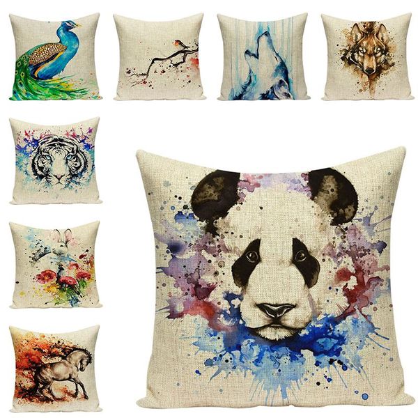 cushion/decorative pillow animal cushion cover print linen decorative cases sofa throw pillowcase car seat accessories home textile decor 45
cushion/decorative pillow animal cushion cover print linen decorative cases sofa throw pillowcase car seat accessories home textile decor 45