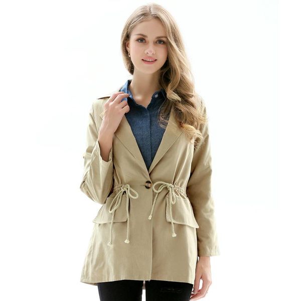 women's trench coats fashion casual designer women spring coat 2021 solid single button turn-down collar street wear european windbreak, Tan;black
women's trench coats fashion casual designer women spring coat 2021 solid single button turn-down collar street wear european windbreak, Tan;black