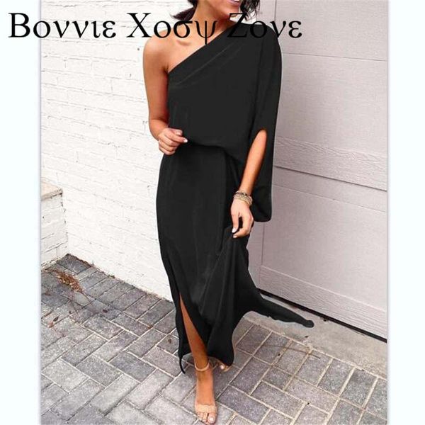 casual dresses summer solid one shoulder slit dress short sleeve loose side long maxi kaftan, Black;gray
casual dresses summer solid one shoulder slit dress short sleeve loose side long maxi kaftan, Black;gray