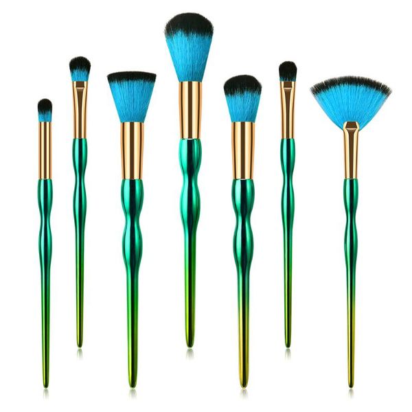 7/8 pcs makeup brush kit green handle nylon hair cosmetic tools ey669 brushes
7/8 pcs makeup brush kit green handle nylon hair cosmetic tools ey669 brushes