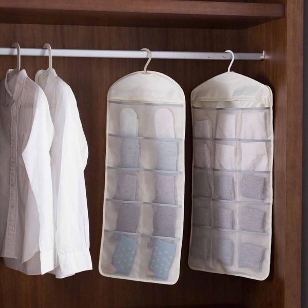 hanging closet organizer wardrobe storage bag clothing rack underwear socks bags pouch double-face boxes & bins
hanging closet organizer wardrobe storage bag clothing rack underwear socks bags pouch double-face boxes & bins