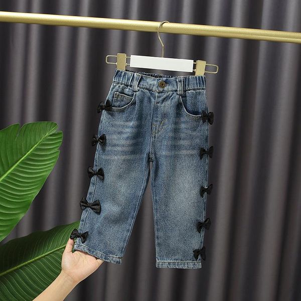 baby girls sweet denim pants autumn bow loose jeans fashion princess child trousers kids, Blue
baby girls sweet denim pants autumn bow loose jeans fashion princess child trousers kids, Blue