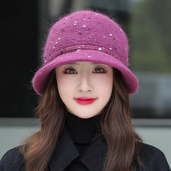 wide brim hats hair knitted hat women's winter plush thickened warm earflap leisure middle-aged fisherman basin, Blue;gray
wide brim hats hair knitted hat women's winter plush thickened warm earflap leisure middle-aged fisherman basin, Blue;gray