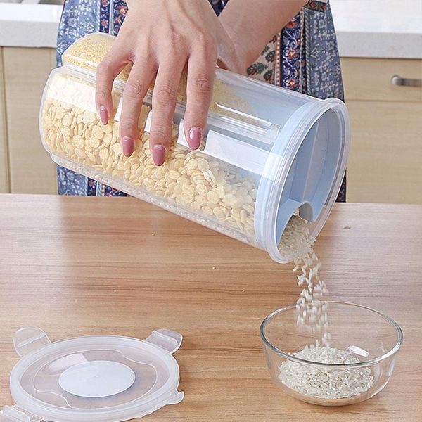 storage bottles & jars rotary sealed tank containers kitchen organizer moisture-proof rice bucket plastic grain can dry goods box
storage bottles & jars rotary sealed tank containers kitchen organizer moisture-proof rice bucket plastic grain can dry goods box