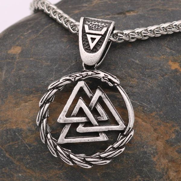 pendant necklaces norse runic vikings jewelry odin triangles valknut rune necklace women men amulet, Silver
pendant necklaces norse runic vikings jewelry odin triangles valknut rune necklace women men amulet, Silver