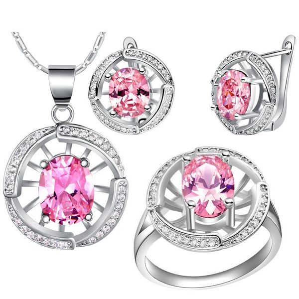 earrings & necklace 2021 women wedding/engagement accessaries white gold colou jewelry sets and ring t448-6#, Silver
earrings & necklace 2021 women wedding/engagement accessaries white gold colou jewelry sets and ring t448-6#, Silver