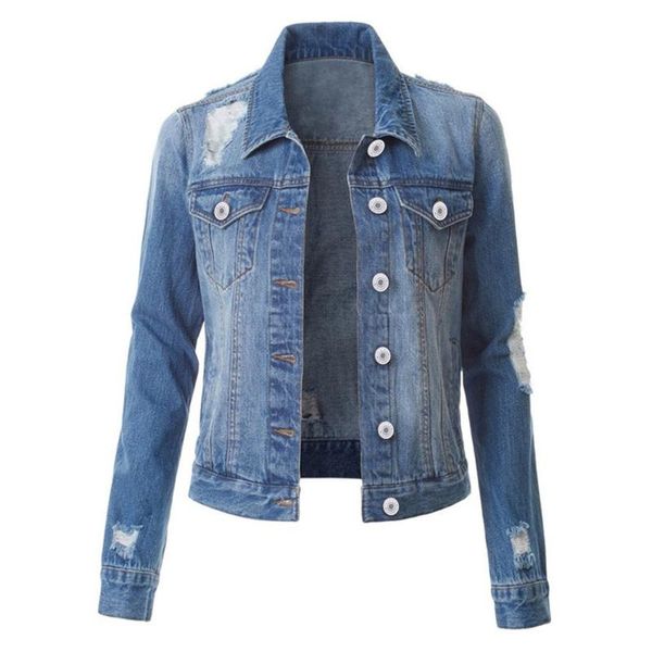 women's jackets autumn winter korean denim jacket women slim long high waisted coat harajuku frayed navy blue plus size jeans coats g3, Black;brown
women's jackets autumn winter korean denim jacket women slim long high waisted coat harajuku frayed navy blue plus size jeans coats g3, Black;brown