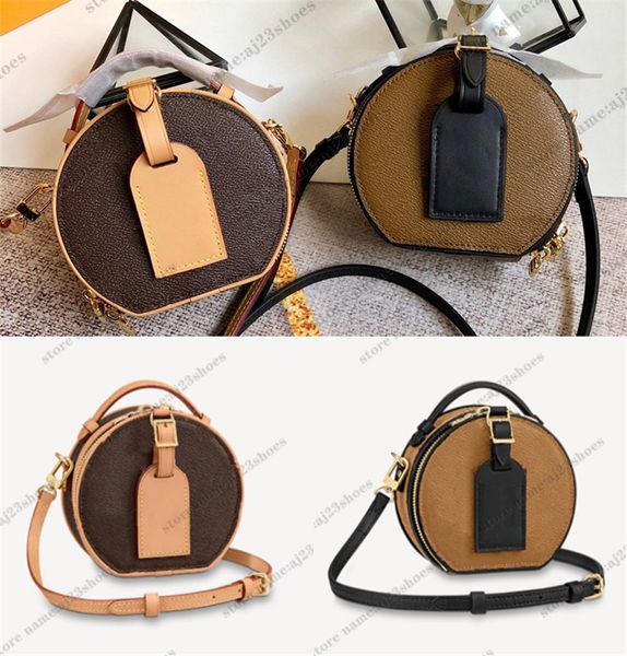 

mini boite chapeau brown designer bag classic name tag purse wallet small yet practical luxurys designers bags