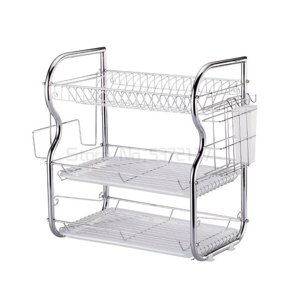 kitchen storage & organization 2/3 tiers multifunctional dish drainer cutlery cup drying holder rack stainless steel tray for ware mug
kitchen storage & organization 2/3 tiers multifunctional dish drainer cutlery cup drying holder rack stainless steel tray for ware mug