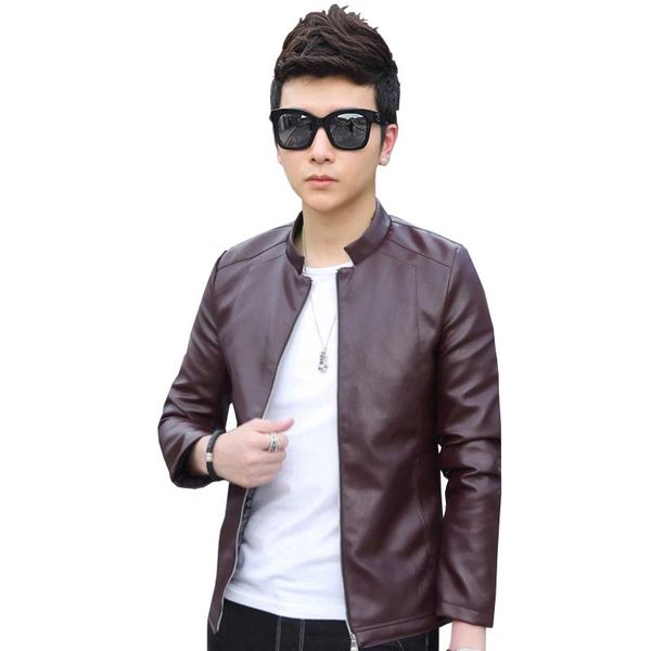 men's fur & faux brand pu leather jacket red jackets zipper blue men chupas de cuero hombre plus size 4xl, Black
men's fur & faux brand pu leather jacket red jackets zipper blue men chupas de cuero hombre plus size 4xl, Black