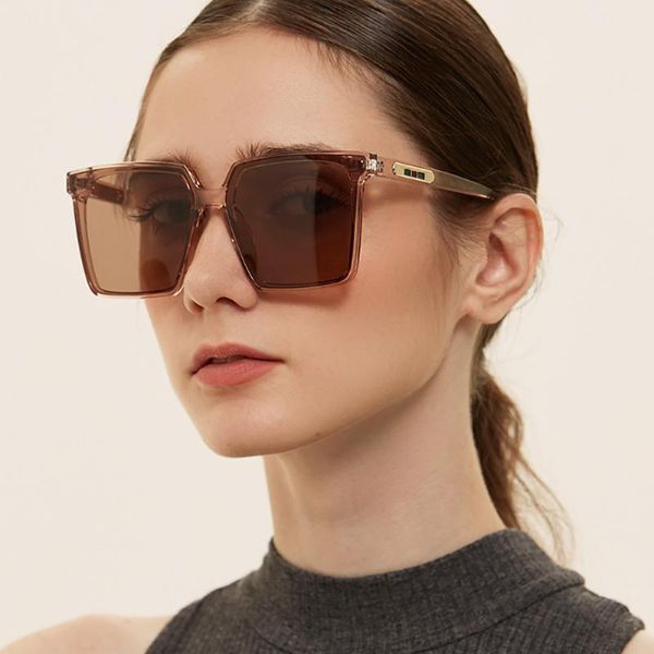 square sunglasses women big sun glasses 2021 fashion eye wear pc material box packing fast lx035, White;black
square sunglasses women big sun glasses 2021 fashion eye wear pc material box packing fast lx035, White;black