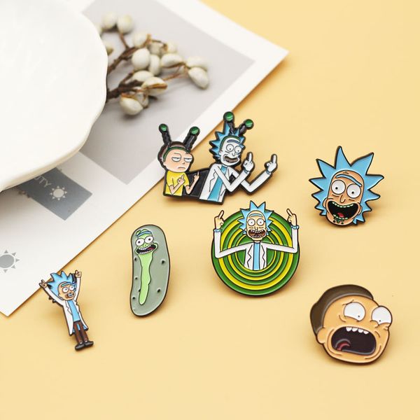 rick and morty cartoon brooch creative metal badge girl schoolbag pin wholesale, Blue
rick and morty cartoon brooch creative metal badge girl schoolbag pin wholesale, Blue
