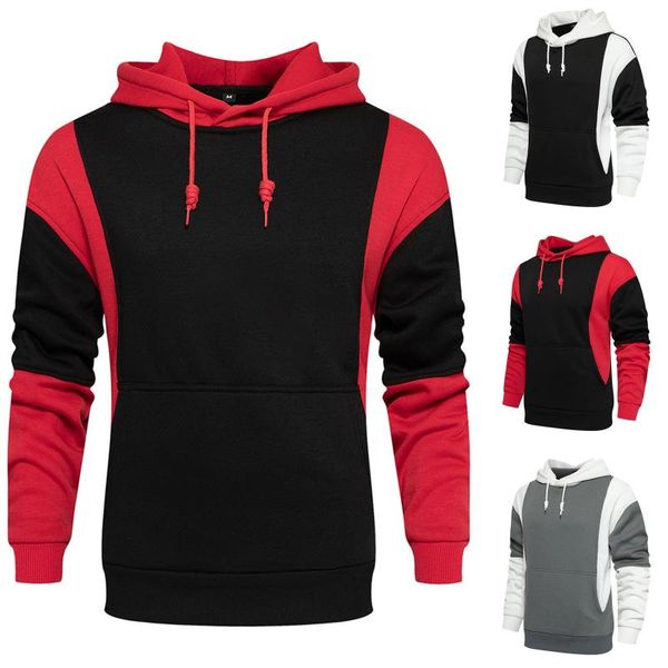men's hoodies & sweatshirts patchwork hooded sweatshirt clothing casual loose warm streetwear male fashion autumn winter outwear sweate, Black
men's hoodies & sweatshirts patchwork hooded sweatshirt clothing casual loose warm streetwear male fashion autumn winter outwear sweate, Black