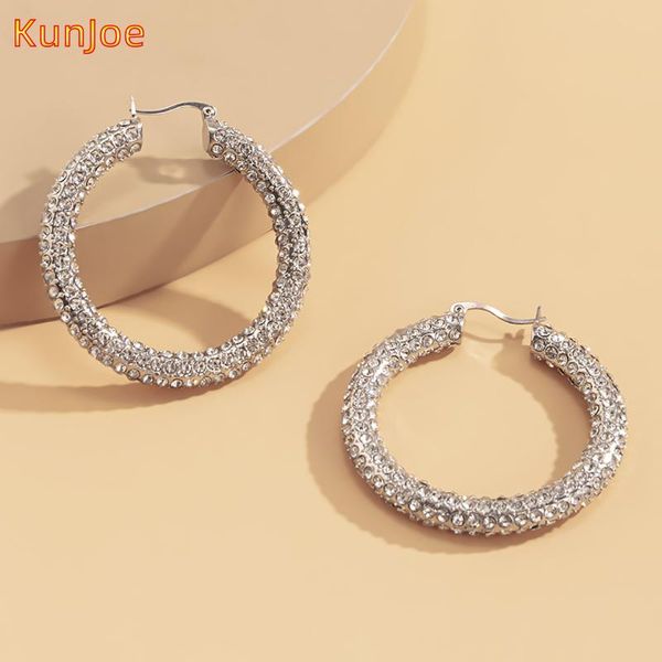 kunjoe exaggerated big circle hoop earrings fashion rhinestone paved silver color for women hip hop party jewelry & huggie, Golden;silver
kunjoe exaggerated big circle hoop earrings fashion rhinestone paved silver color for women hip hop party jewelry & huggie, Golden;silver