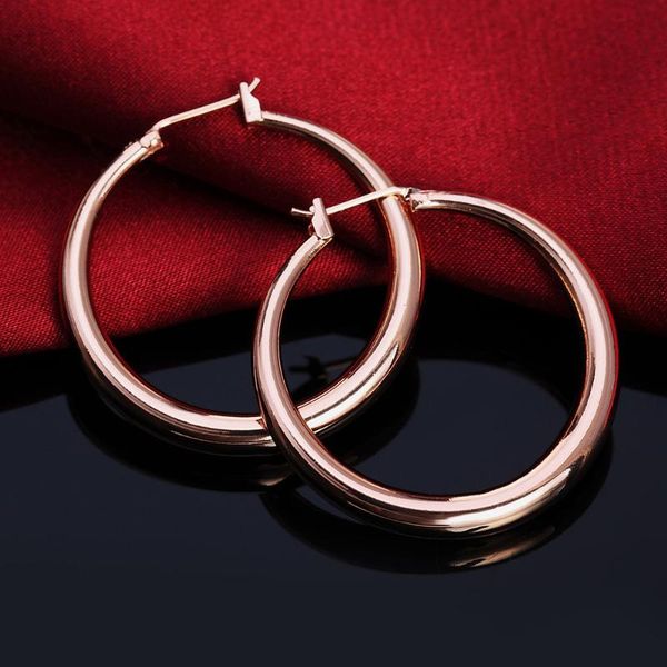 hoop & huggie 925 sterling silver 3.5cm round earrings 18k gold plated fashion party jewelry wedding christmas gift, Golden;silver
hoop & huggie 925 sterling silver 3.5cm round earrings 18k gold plated fashion party jewelry wedding christmas gift, Golden;silver