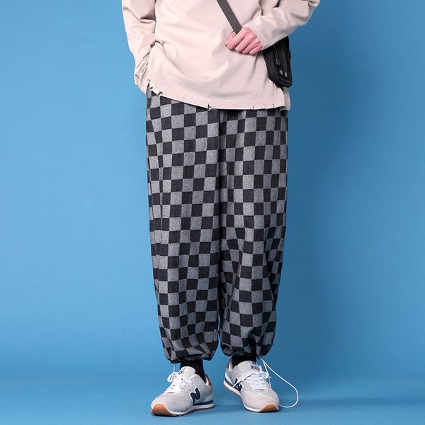 Korean Plaid Jeans Mens Fashion Retro Casual Wide-leg Jeans Men Streetwear Loose Hip-hop Straight Denim Trousers Mens -5XL, Black
Korean Plaid Jeans Mens Fashion Retro Casual Wide-leg Jeans Men Streetwear Loose Hip-hop Straight Denim Trousers Mens -5XL, Black