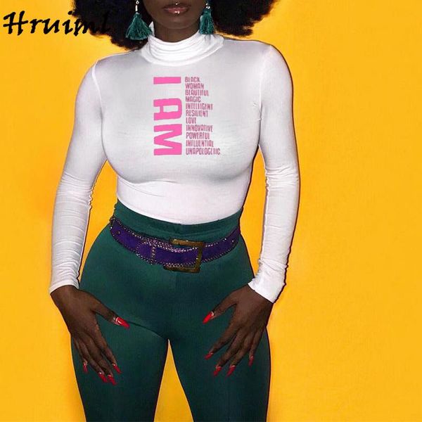 women's t-shirt graphic t shirts casual skinny printing fashion for women arrival long sleeve turtleneck novelty roupas femininas, White
women's t-shirt graphic t shirts casual skinny printing fashion for women arrival long sleeve turtleneck novelty roupas femininas, White