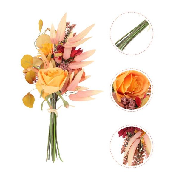 decorative flowers & wreaths 1pc autumn colors artificial flower simulation bouquet for home scene decor
decorative flowers & wreaths 1pc autumn colors artificial flower simulation bouquet for home scene decor