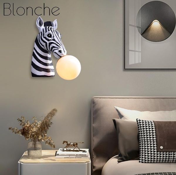 wall lamps modern cartoon zebra led lamp living room bedroom sofa tv background personality creative decorative lighting
wall lamps modern cartoon zebra led lamp living room bedroom sofa tv background personality creative decorative lighting