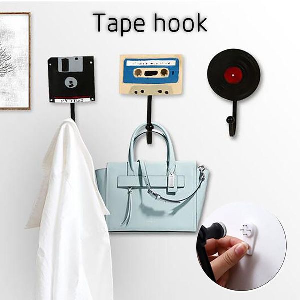 hooks & rails wall hook retro tape disk music creative decoration iron door art fashion kawaii room decor accessories
hooks & rails wall hook retro tape disk music creative decoration iron door art fashion kawaii room decor accessories