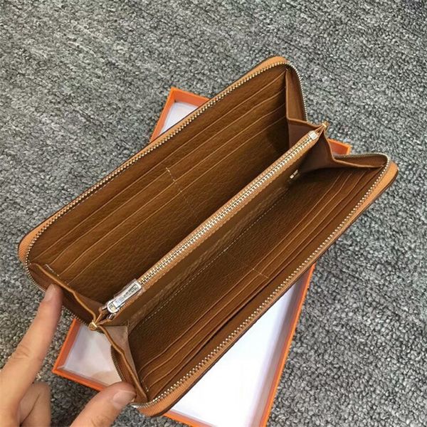 women's wallet new zipper togo leather simple and atmospheric money collet layer cowhide purses clearance, Brown;gray
women's wallet new zipper togo leather simple and atmospheric money collet layer cowhide purses clearance, Brown;gray