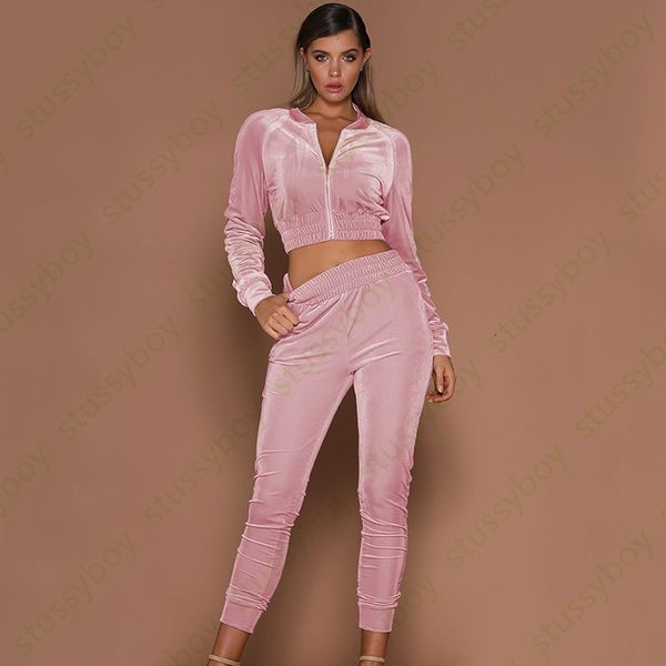 women designer tracksuits female solid color zipper hoodie and belted track pants two piece set lady velvet casual sport suit size s-3xl, Gray
women designer tracksuits female solid color zipper hoodie and belted track pants two piece set lady velvet casual sport suit size s-3xl, Gray