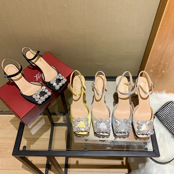 sandals 2021 style high heel shoes women's crystal buckle fashion beautyful girls dating, Black
sandals 2021 style high heel shoes women's crystal buckle fashion beautyful girls dating, Black
