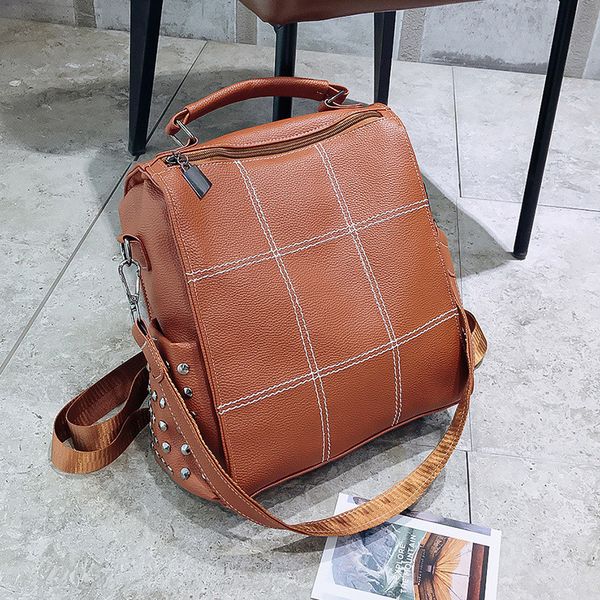 multifunctional backpack female shoulder bag big fashion rivets women backpacks for teenage girls school bags large capacity l00
multifunctional backpack female shoulder bag big fashion rivets women backpacks for teenage girls school bags large capacity l00
