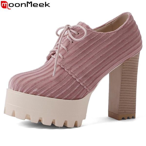 moonmeek 2021 pumps women shoes round toe lace up high heels platform thick ladies prom wedding dress, Black
moonmeek 2021 pumps women shoes round toe lace up high heels platform thick ladies prom wedding dress, Black