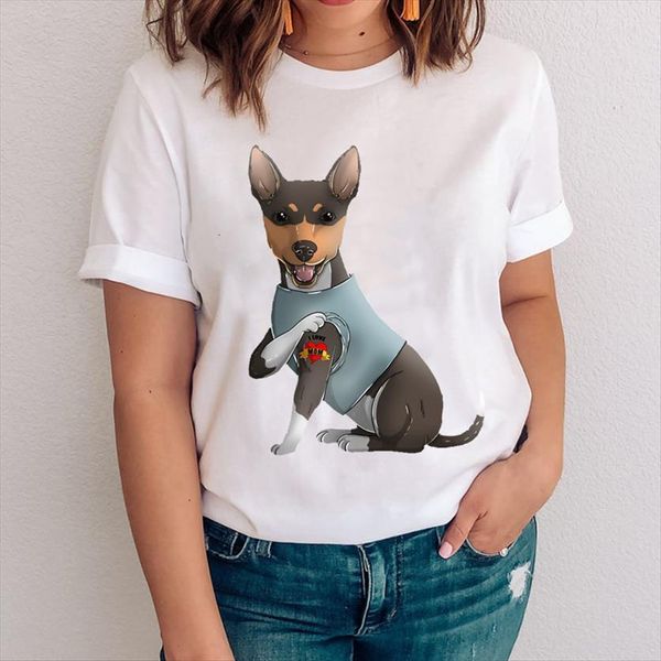 graphic printing 90s happy funny womens harajuku dog animal clothes tees print clothing female t shirt, White
graphic printing 90s happy funny womens harajuku dog animal clothes tees print clothing female t shirt, White
