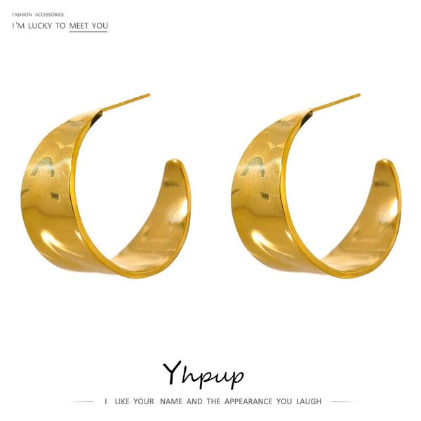 stud yhpup stainless steel unusual earrings statement metal texture geometric fashion joyerÃa acero inoxidable mujer gift, Golden;silver
stud yhpup stainless steel unusual earrings statement metal texture geometric fashion joyerÃa acero inoxidable mujer gift, Golden;silver