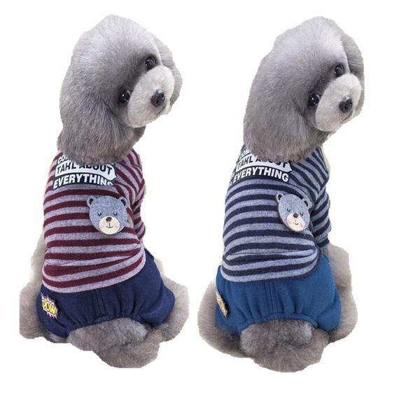 ly winter pet 4 legs bear striped dog jumpsuit clothes warm jacket pants thick clothing for puppy cats chihuahua apparel
ly winter pet 4 legs bear striped dog jumpsuit clothes warm jacket pants thick clothing for puppy cats chihuahua apparel