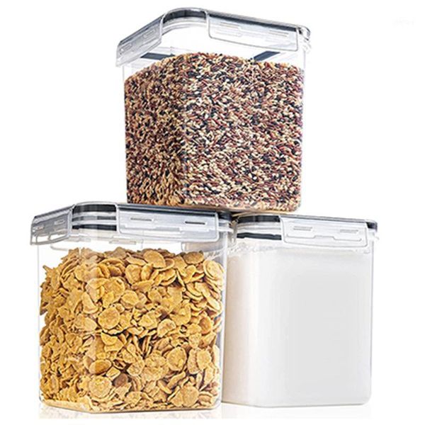 storage bottles & jars food containers with lids airtight for flour, sugar, baking supply and dry storage, 3pcs
storage bottles & jars food containers with lids airtight for flour, sugar, baking supply and dry storage, 3pcs