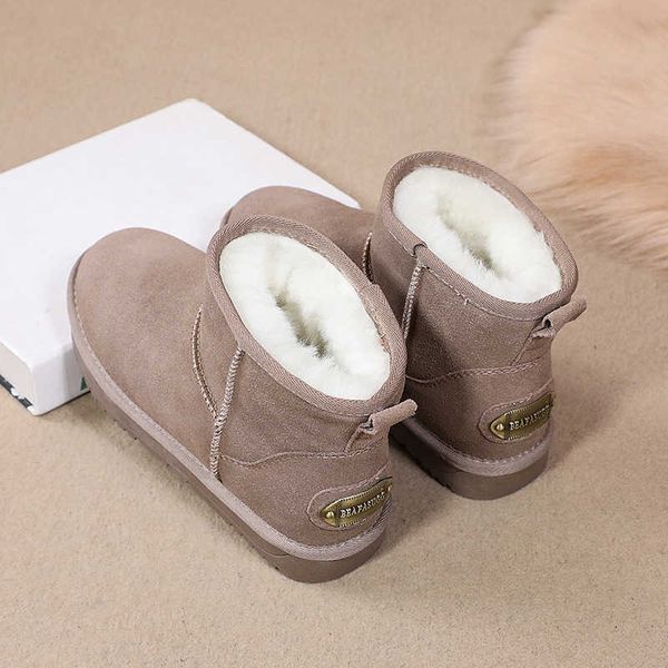 cowhide integrated snow boots women's 2020 winter new plush thickened genuine wool cotton shoes, Black
cowhide integrated snow boots women's 2020 winter new plush thickened genuine wool cotton shoes, Black