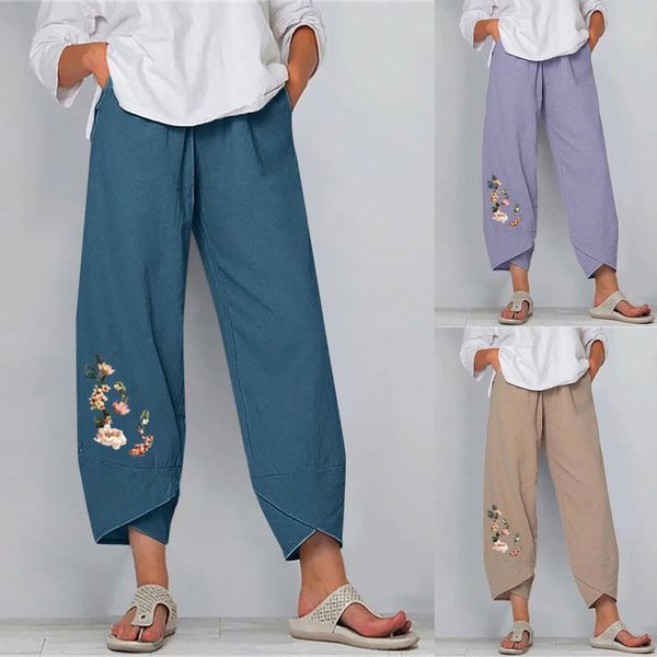 women's pants & capris 2021 wide-leg fashion casual loose cotton linen ladies printed wild slim trousers pantalon femme, Black;white
women's pants & capris 2021 wide-leg fashion casual loose cotton linen ladies printed wild slim trousers pantalon femme, Black;white