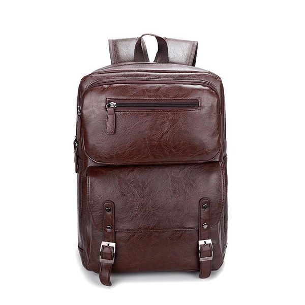 backpack pu leather men's leisure business fashion large capacity travel bag student
backpack pu leather men's leisure business fashion large capacity travel bag student
