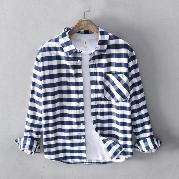 men's casual shirts autumn long-sleeved plaid shirt men brand cotton male fashion for spring comfortable mens camisa, White;black
men's casual shirts autumn long-sleeved plaid shirt men brand cotton male fashion for spring comfortable mens camisa, White;black