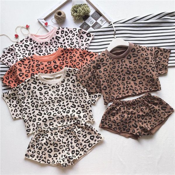 clothing sets summer cotton girls fashion suit children's 2021 leopard spots short western style two-piece, White
clothing sets summer cotton girls fashion suit children's 2021 leopard spots short western style two-piece, White