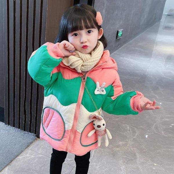 down coat girls winter coats kids cotton-padded jacket warm plus hooded children outerwear thicken outdoor cartoon patchwork student, Blue;gray
down coat girls winter coats kids cotton-padded jacket warm plus hooded children outerwear thicken outdoor cartoon patchwork student, Blue;gray