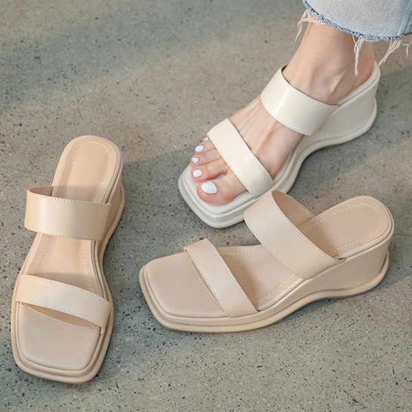 slippers 2021 summer women wedges shoes woman est platform classic sandals casual basic party, Black
slippers 2021 summer women wedges shoes woman est platform classic sandals casual basic party, Black