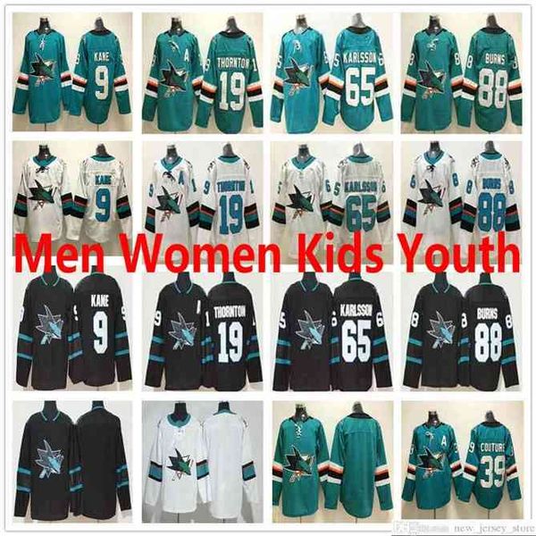 96 youth kids man woman san jose sharks 9 evander kane 19 joe thornton 39 logan couture 65 erik karlsson 88 brent burns ice hockey jersey, Black
96 youth kids man woman san jose sharks 9 evander kane 19 joe thornton 39 logan couture 65 erik karlsson 88 brent burns ice hockey jersey, Black