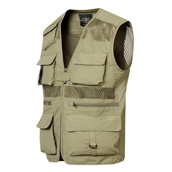 men's vests summer mesh vest men military multi-pockets outdoor casual mens pography fishing sports waistcoat back detachable, Black;white
men's vests summer mesh vest men military multi-pockets outdoor casual mens pography fishing sports waistcoat back detachable, Black;white